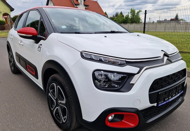 Citroen C3 cena 51900 przebieg: 58000, rok produkcji 2021 z Gniezno małe 497